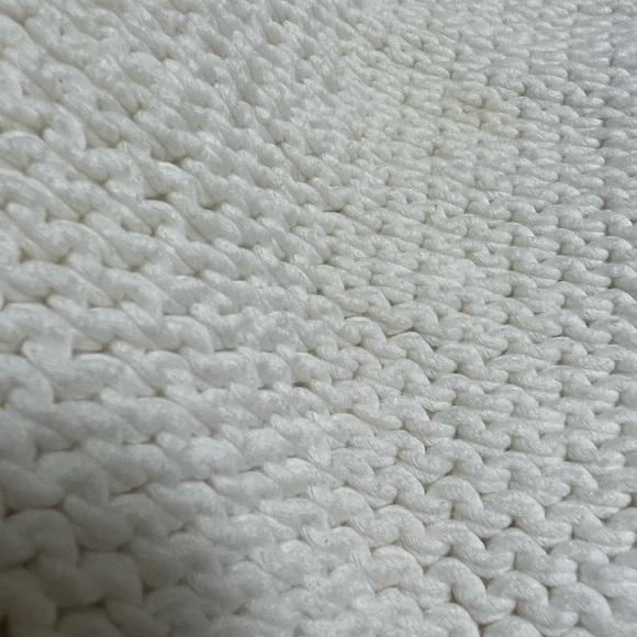 Helmut Lang Deep V Fisherman Knit Dropped Shoulder Cotton Blend Sweater Small - Picture 8 of 11